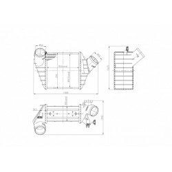 INTERCOOLER BOGÁR 1.9TDI 98-04 1C0.145.803