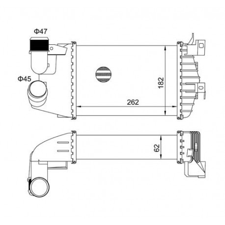 INTERCOOLER ASTRA H 1.7CDTI 05- 13240831
