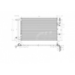 KIA CERATO 1.5CRDI LÉGKONDICIONÁLÓ RADIÁTOR 976062F000