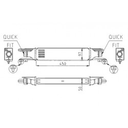 INTERCOOLER CORSA D 1.3DTI 06- 55702194