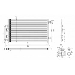 ALFA ROMEO 147 LÉGKONDICIONÁLÓ RADIÁTOR 01- 46768973