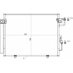 KLÍMABERENDEZÉS RADIÁTOR PAJERO IV 99- 7812A050