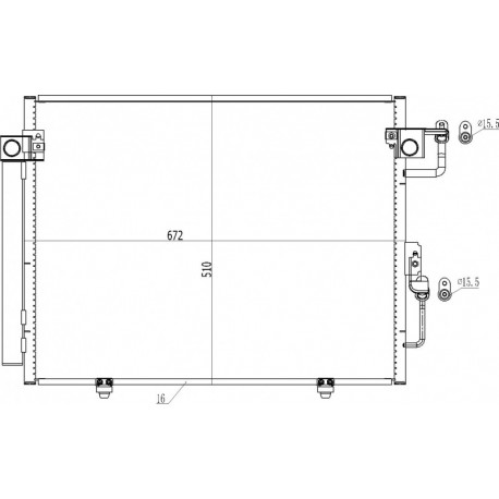 KLÍMABERENDEZÉS RADIÁTOR PAJERO IV 99- 7812A050