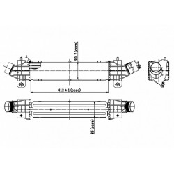 INTERCOOLER MONDEO 2.0TDCI 00- 1124704