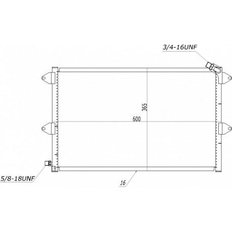 KLÍMA RADIÁTOR POLO CLASSIC 94-99 6K0.820.413A