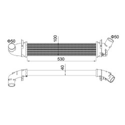 INTERCOOLER LOGAN 1.5DCI 04- 6001548727