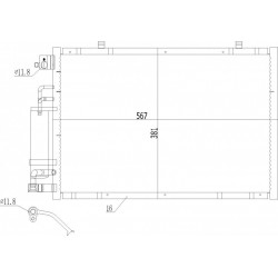 LÉGKONDICIONÁLÓ RADIÁTOR FIESTA 08- 1717509