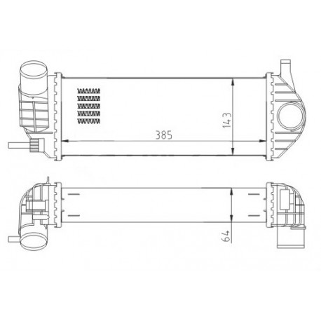 INTERCOOLER KANGOO 1.5DCI 08- 8200382109