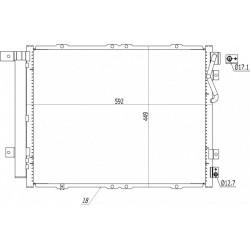 KIA SORENTO I 02- KLÍMARADIÁTOR KIA SORENTO I 02- 97606-3E600