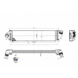 INTERCOOLER MAZDA 3 03- Y601-13-550A