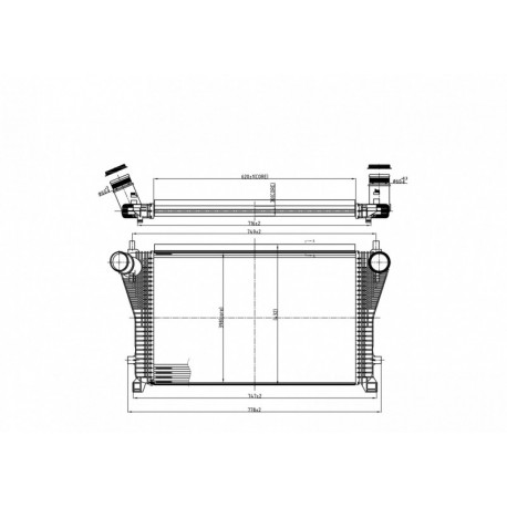 AUDI A3 INTERCOOLER 12- 5Q0145803N