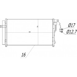 LÉGKONDICIONÁLÓ RADIÁTOR AKCENTUS 1.4 05- 97606-1E000