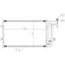 LÉGKONDICIONÁLÓ RADIÁTOR MAZDA 5 1.8I 10- 10 C51361480A