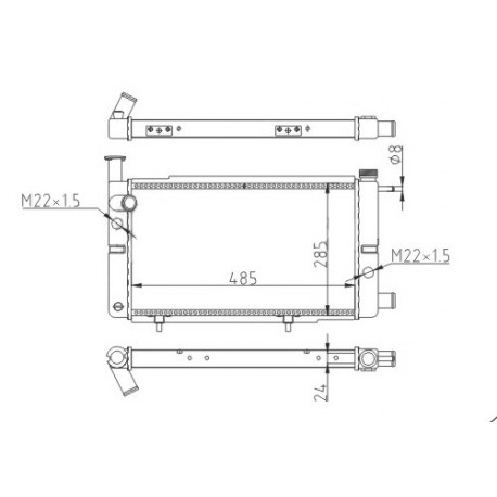 HŰTŐ PEUGEOT 205 1.0-1.1 83- 1300.K7
