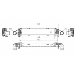 INTERCOOLER C-OSZTÁLY W204 07- 2045000300