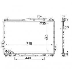 HYUNDAI IX55 3.8I V6 HŰTŐ 08- 25310-3J100