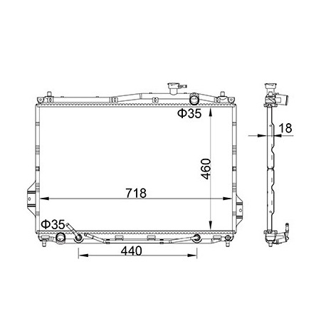 HYUNDAI IX55 3.8I V6 HŰTŐ 08- 25310-3J100