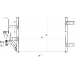 LÉGKONDICIONÁLÓ RADIÁTOR MERIVA 1.7CDTI 03- 13148296