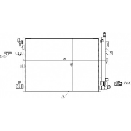 LÉGKONDICIONÁLÓ RADIÁTOR VOLVO XC90 02- 30648955