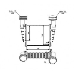 INTERCOOLER PASSAT 1.9TDI 00- 3B0.145.805D