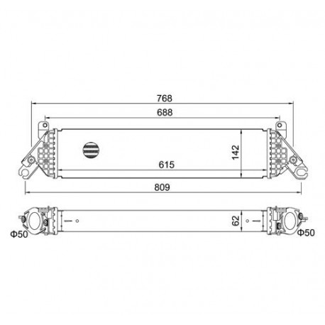 INTERCOOLER MAZDA 6 2.2CDVI 12- SH01-13-565