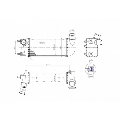 INTERCOOLER KA 1.3TDCI 08- 1541416
