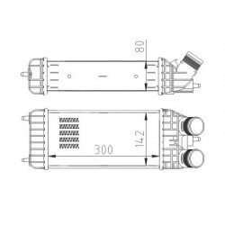 INTERCOOLER PEUGEOT 207 1.6 06- 0384.N8