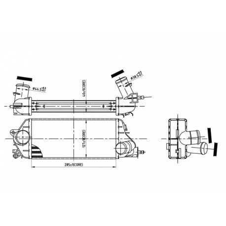 HŰTŐ BMW MINI ONE 1.4TDI 01- 1751.7.788.755