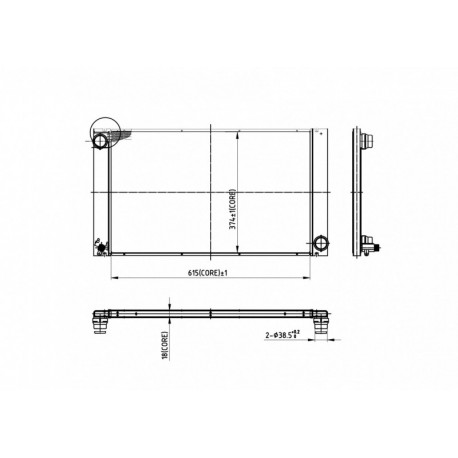 RADIÁTOR BMW 5 E60,E61 530D 04- 17.11.7.794.836