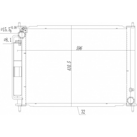 KOMBINÁLT RADIÁTOR TWINGO II 07- 8200369308