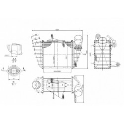 INTERCOOLER FABIA 99- 6Q0.145.804