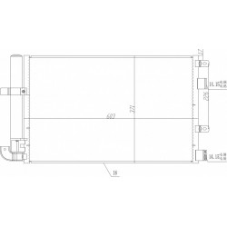 KLÍMABERENDEZÉS RADIÁTOR JAGUAR S-TYPE 98- C2Z20464