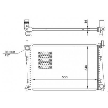 FIESTA RADIÁTOR 04- 1141490