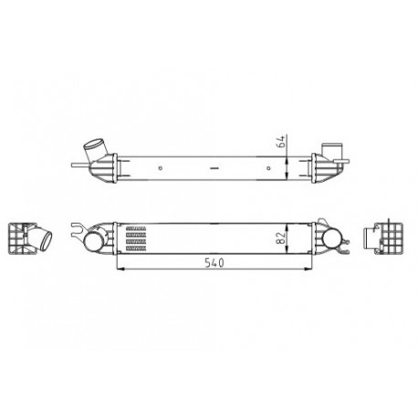 INTERCOOLER COOPER S 1.6 06- 1751.2.751.277