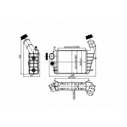 INTERCOOLER ALFA 156 2.4JTD 60619007