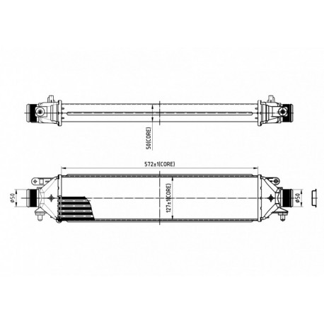 UTÓHŰTŐ GRANDE PUNTO 1.9TD 05- 1302225