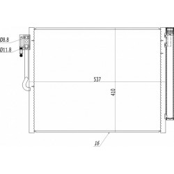 LÉGKONDICIONÁLÓ RADIÁTOR MERIVA 1.3CDTI 10- 13331005