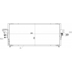 KLÍMA RADIÁTOR ALMERA 1.4-1.6 96-00 92110-0N020