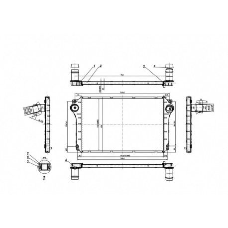 INTERCOOLER AVENSIS 2.0 03-08 17940-0R010
