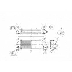 INTERCOOLER TRANZIT CONNECT 02- 1201168