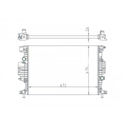 RADIÁTOR MONDEO 1.5-2.0TDCI 14- 2066575