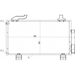 LÉGKONDICIONÁLÓ RADIÁTOR ACCORD 2.0I-2.4I 08- 80100-TL1-G01