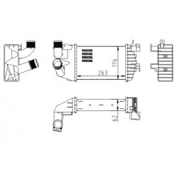 INTERCOOLER ASTRA H 1.9CDTI 04- 13213402