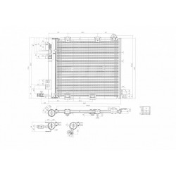 A/C RADIÁTOR ASTRA G 1.7,2.0D 99- 1850056