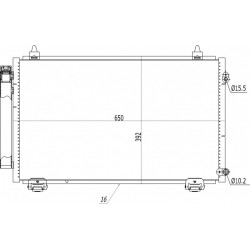 LÉGKONDICIONÁLÓ RADIÁTOR COROLLA 1.6 16V 01- 88450-02150