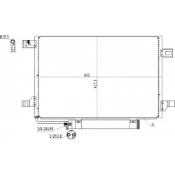 KLÍMA RADIÁTOR DB W169 A150 04- 1695000354