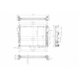 RADIÁTOR DB 220 S320-S400-CL600 99-/AUT 99-/AUT 2205000903