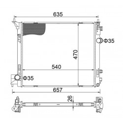NISSAN QASHQAI HŰTŐ 13- 2140000Q3J