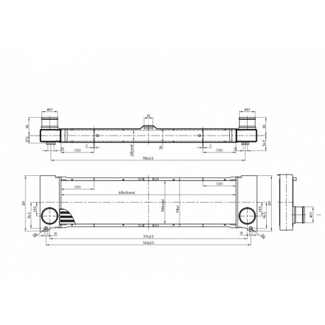 INTERCOOLER DB W639 VITO 03- 6395010301