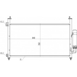 KLÍMABERENDEZÉS RADIÁTOR CIVIC 2.2CDTI 05- 80110-SMG-E01